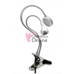 Lampa pentru masa de manichiura, cu lumina LED neutra, Dual Snake Lamp